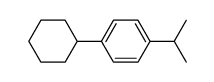 1-环己基-4-异丙基苯 结构式