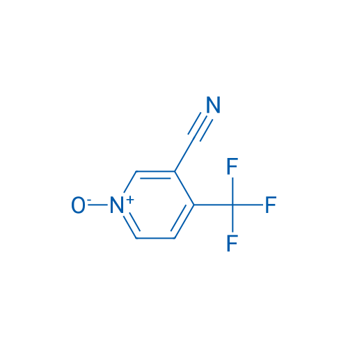 3-氰基-4-(三氟甲基)吡啶1-氧化物 结构式