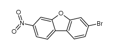 3-溴-7-硝基二苯并呋喃 结构式