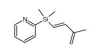 Pyridine, 2-[dimethyl[(1E)-3-methyl-1,3-butadien-1-yl]silyl]- 结构式