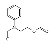 N-(2-甲酰氧基乙基)-N-苯基甲酰胺 结构式
