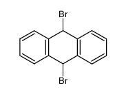 9,10-二溴-9,10-二氢蒽 结构式