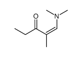 (E)-1-(二甲氨基)-2-甲基-1-戊烯-3-酮 结构式