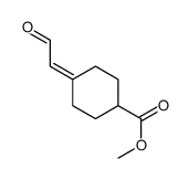 4-(2-氧代亚乙基)环己烷甲酸甲酯 结构式