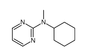 N-环己基-N-甲基-2-嘧啶胺 结构式