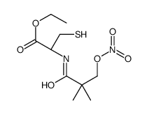N-(3-nitratopivaloyl)cysteine ethyl ester 结构式