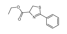 ethyl 2-phenyl-4,5-dihydrothiazole-4-carboxylate 结构式