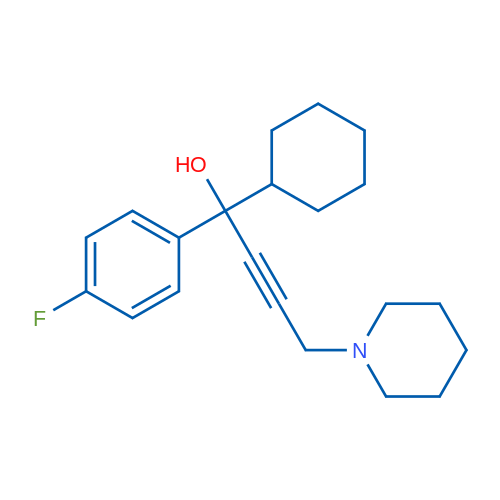 4-fluorohexbutinol 结构式