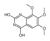 6,7,8-三甲氧基喹唑啉-2,4(1H,3H)-二酮 结构式