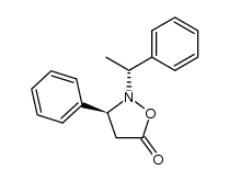 3-苯基-2-(1-苯乙基)-5-异恶唑烷酮 [R-(R*,S*)]- 结构式