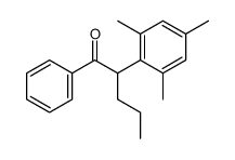 1-苯基-2-(2,4,6-三甲基苯基)-1-戊酮 结构式