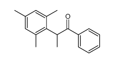 1-苯基-2-(2,4,6-三甲基苯基)-1-丙酮 结构式