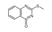 3-甲硫基-1,2,4-苯并三嗪-1-氧化物 结构式