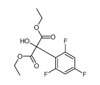 2-羟基-2-(2,4,6-三氟苯基)丙二酸二乙酯 结构式