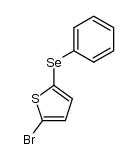 2-溴-5-(苯基硒基)噻吩 结构式