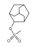 2-金刚烷醇甲磺酸酯 结构式
