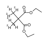 二甲基丙二酸二乙酯-d6 结构式
