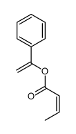 2-Butenoic acid, 1-phenylethenyl ester 结构式