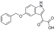 2-[5-(苄氧基)-1H-吲哚-3基]-2-氧代乙酸 结构式