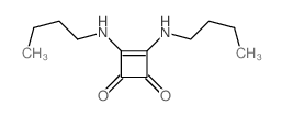 3-Cyclobutene-1,2-dione,3,4-bis(butylamino)- 结构式