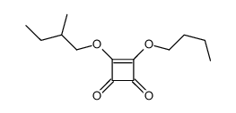 3-丁氧基-4-(2-甲基丁氧基)-3-环丁烯-1,2-二酮 结构式
