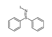 Sulfilimine, N-iodo-S,S-diphenyl- 结构式