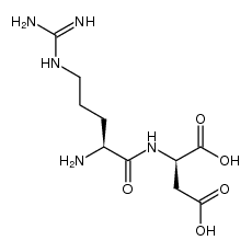 H-精氨酸-D-天冬氨酸-OH 结构式