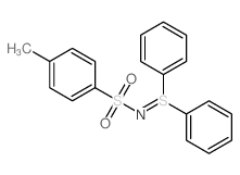 Benzenesulfonamide, N-(diphenyl-λ4-sulfanylidene)-4-methyl- 结构式