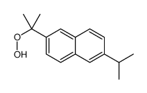 2-(2-hydroperoxypropan-2-yl)-6-propan-2-ylnaphthalene 结构式