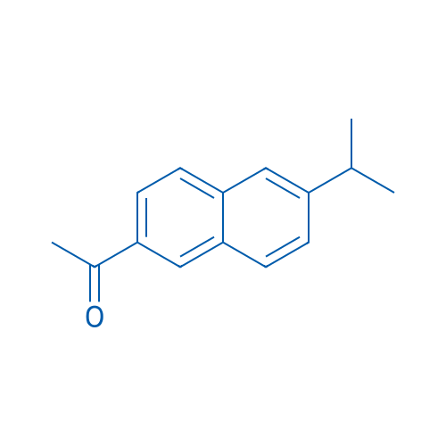 6-乙酰基-2-异丙基萘 结构式