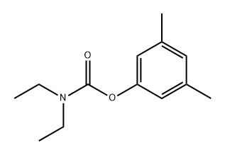 N,N-二乙基氨基甲酸-3,5-二甲基苯酯 结构式