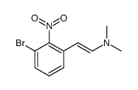 Ethenamine, 2-(3-bromo-2-nitrophenyl)-N,N-dimethyl- 结构式