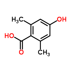 4-羟基-2,6-二甲基苯甲酸 结构式
