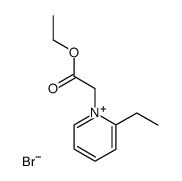 1-(2-乙氧基-2-氧代乙基)-2-乙基吡啶鎓溴化物 结构式