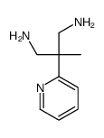 2-甲基-2-(2-吡啶基)-1,3-丙二胺 结构式