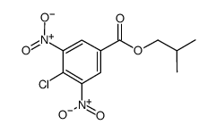 4-氯-3,5-二硝基苯甲酸异丁酯 结构式