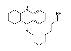 N1-(1,2,3,4-四氢-9-吖啶基)-1,8-辛二胺 结构式