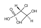 Phosphonic acid, [(1R,2S)-1-chloro-2-hydroxypropyl]- (9CI) 结构式
