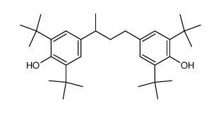 Phenol, 4,4'-(1-methyl-1,3-propanediyl)bis[2,6-bis(1,1-dimethylethyl)- 结构式