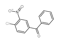 4-氯-3-硝基二苯甲酮 结构式