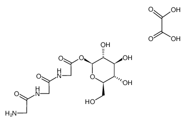 Glycine, N-(N-glycylglycyl)-, β-D-glucopyranosyl ester (9CI) 结构式