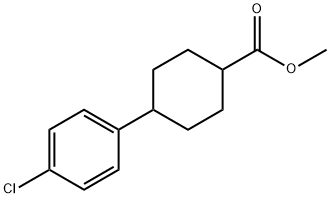 4-(4-氯苯基)环己烷-1-甲酸甲酯 结构式