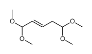 1,1,5,5-四甲氧基-2-戊烯 结构式