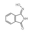 1H-Isoindol-1-one,3-(hydroxyamino)- 结构式