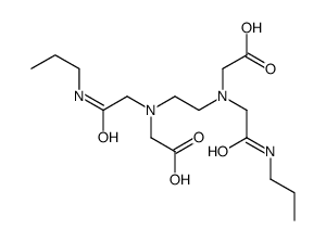 Glycine, N,N'-1,2-ethanediylbis[N-[2-oxo-2-(propylamino)ethyl]- (9CI) 结构式