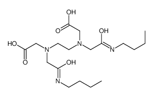 Glycine, N,N'-1,2-ethanediylbis[N-[2-(butylamino)-2-oxoethyl]- (9CI) 结构式