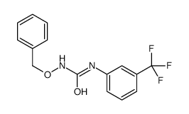 Urea, N-(phenylmethoxy)-N'-[3-(trifluoromethyl)phenyl]- 结构式
