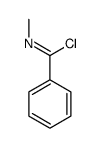 Benzenecarboximidoyl chloride, N-methyl-, (E)- 结构式