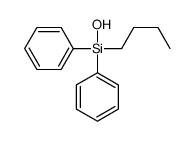 1-丁基-1,1-二苯基硅醇 结构式
