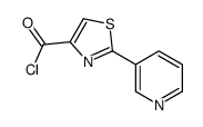 2-(吡啶-3-基)噻唑-4-羰酰氯 结构式